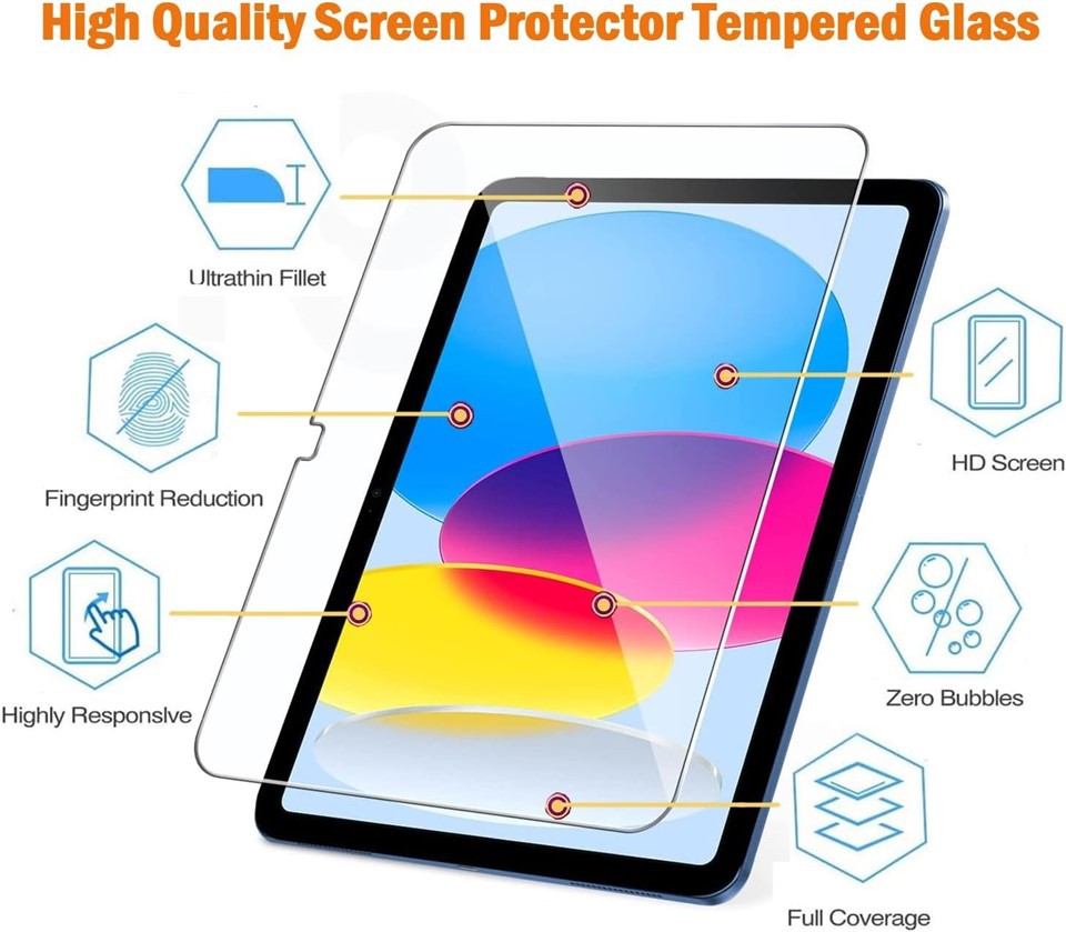 Tempered Glass Screen Protector Ipad 9th Generation factory
